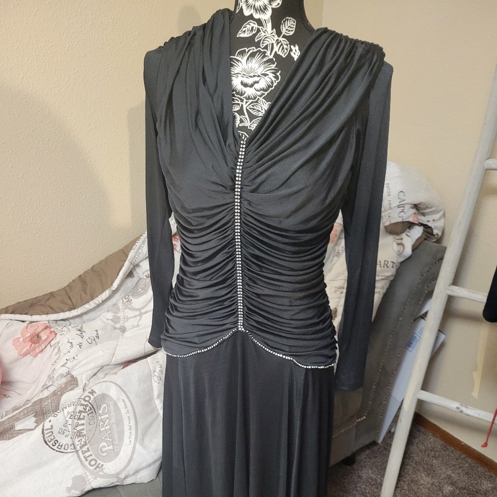 Pre-owned Claraluna Dress with Rhinestone Accents